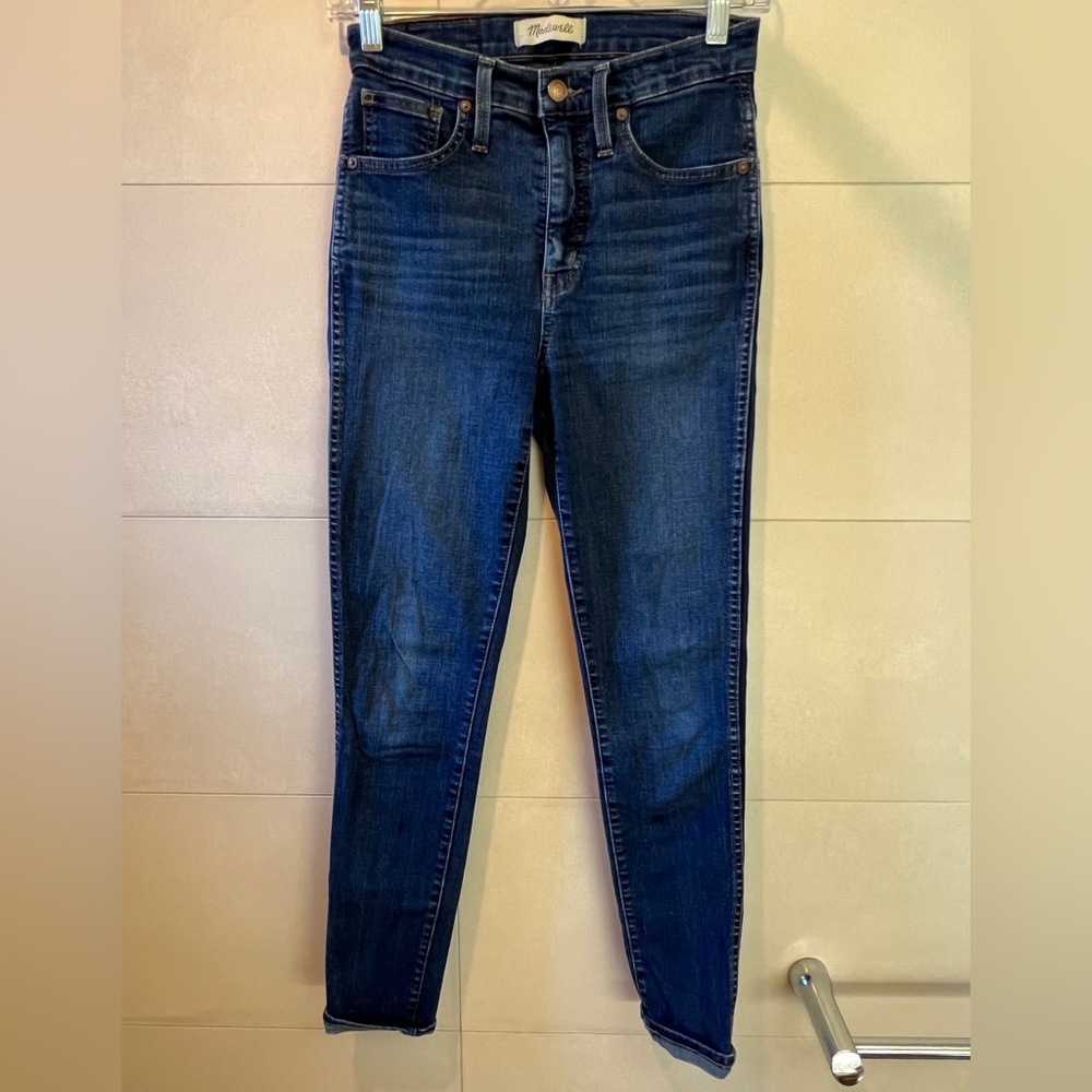 Madewell - 10” high rise skinny - 25